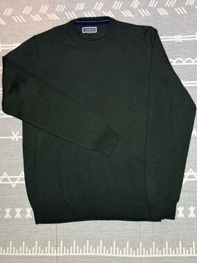 Club Room Men's Forest Green Crewneck Sweater